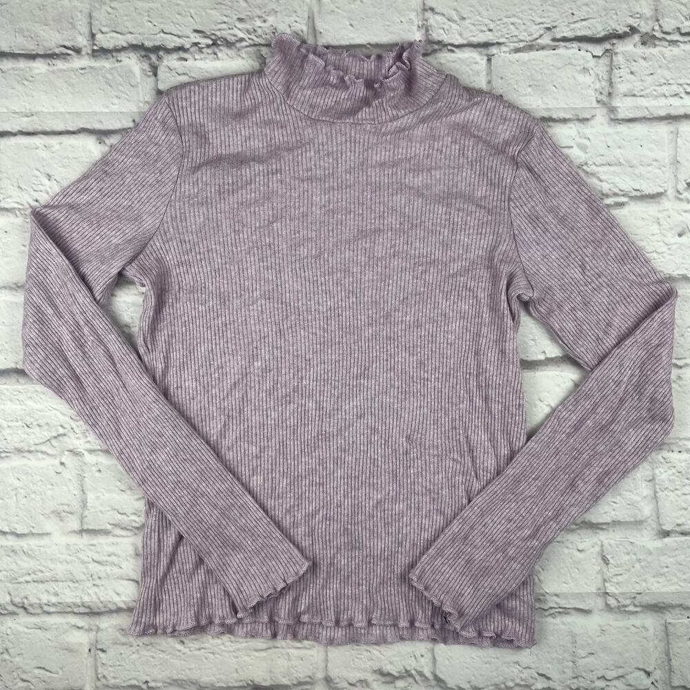 K0-1021 Art Class ribbed knit lettuce edges size XL (14/16)